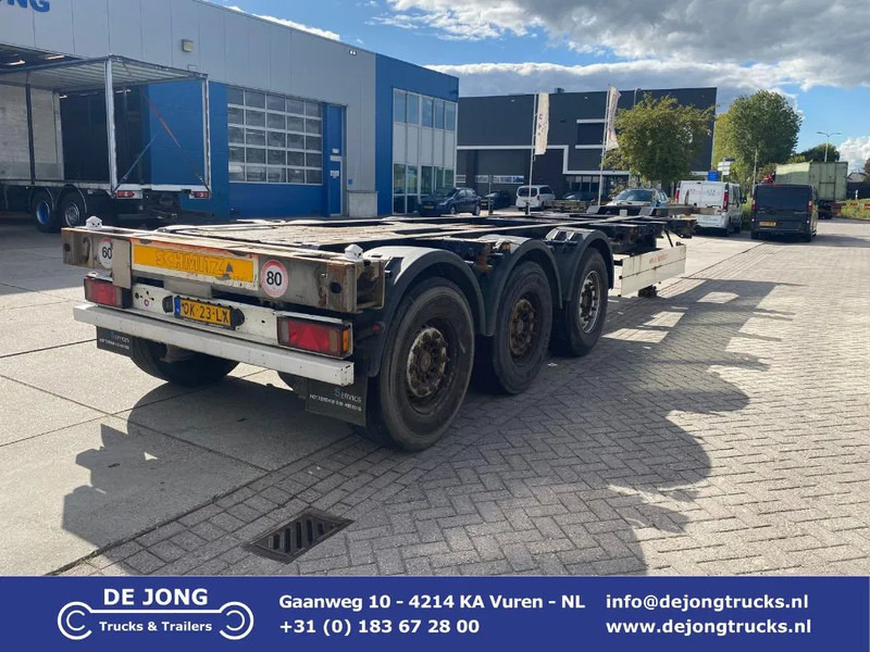 Schmitz Cargobull SCF 24 Chassis / SAF + Disc / 2x Extendable / Lift Axle - Semi-remorque porte-conteneur/ Caisse mobile: photos 1 Schmitz Cargobull SCF 24 Chassis / SAF + Disc / 2x Extendable / Lift Axle - Semi-remorque porte-conteneur/ Caisse mobile: photos 1