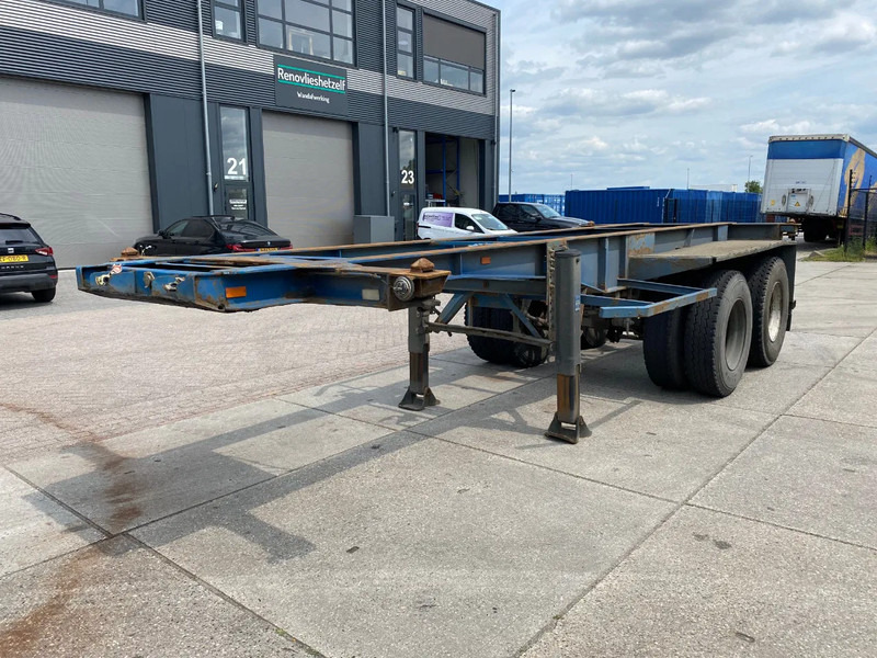 Van Hool 20FT Chassis / Steel Suspension / Double Air - Semi-remorque porte-conteneur/ Caisse mobile: photos 4 Van Hool 20FT Chassis / Steel Suspension / Double Air - Semi-remorque porte-conteneur/ Caisse mobile: photos 4