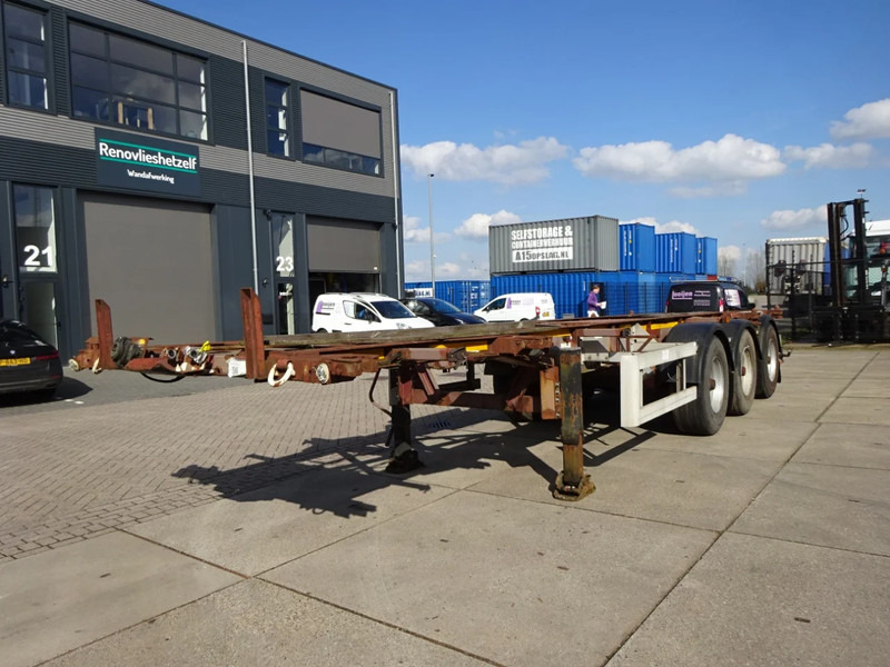 Van Hool Tank Chassis 20 + 30 FT / ADR / BPW + Drum - Semi-remorque porte-conteneur/ Caisse mobile: photos 4 Van Hool Tank Chassis 20 + 30 FT / ADR / BPW + Drum - Semi-remorque porte-conteneur/ Caisse mobile: photos 4