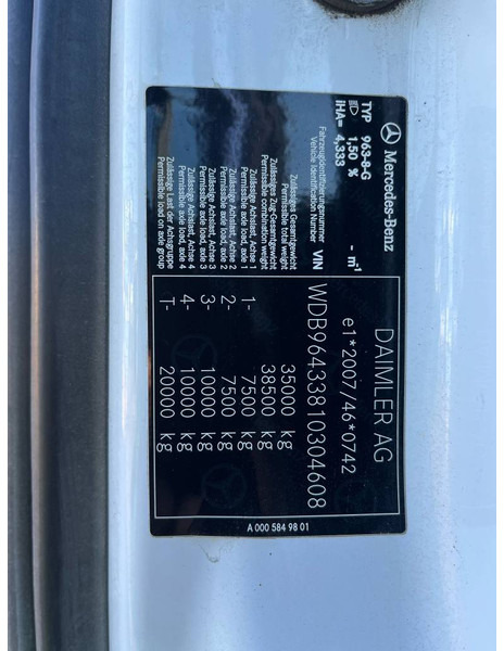 Mercedes-Benz Arocs 3246 - Camion malaxeur: photos 5 Mercedes-Benz Arocs 3246 - Camion malaxeur: photos 5