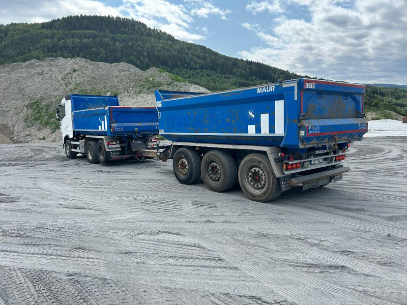Volvo FH 540 6X4 + Maur trippelkjerre - Camion benne: photos 2 Volvo FH 540 6X4 + Maur trippelkjerre - Camion benne: photos 2