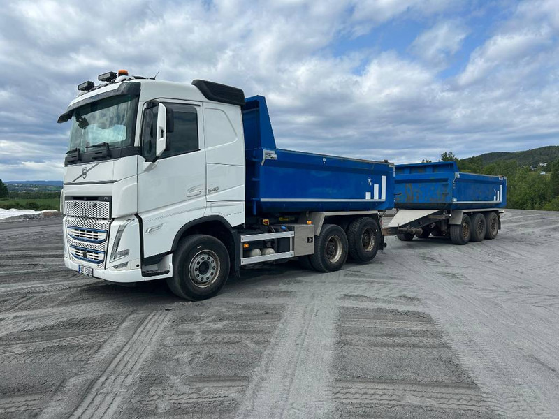 Volvo FH 540 6X4 + Maur trippelkjerre - Camion benne: photos 1 Volvo FH 540 6X4 + Maur trippelkjerre - Camion benne: photos 1