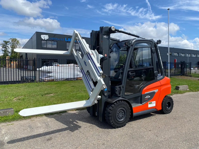 Linde H35D-01 Cascade rotating fork clamp - Chariot élévateur diesel: photos 4 Linde H35D-01 Cascade rotating fork clamp - Chariot élévateur diesel: photos 4