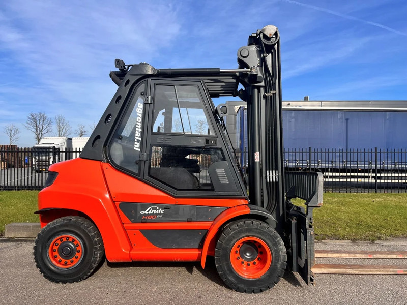 Linde H80D-03 - Chariot élévateur diesel: photos 1 Linde H80D-03 - Chariot élévateur diesel: photos 1