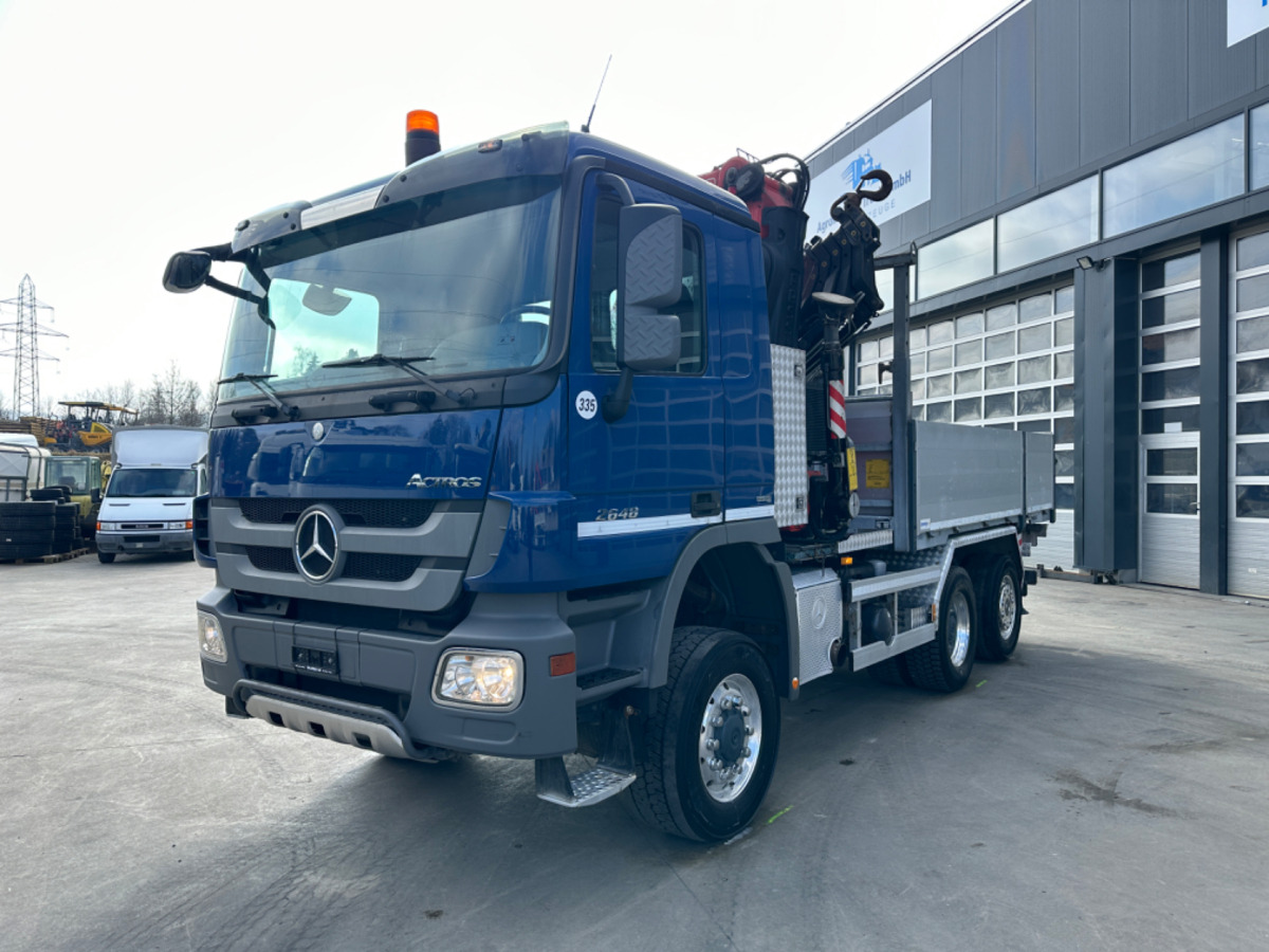 MERCEDES Actros 2648 6x4/4 Fassi455 SZM/Pritsche - Camion grue: photos 1 MERCEDES Actros 2648 6x4/4 Fassi455 SZM/Pritsche - Camion grue: photos 1