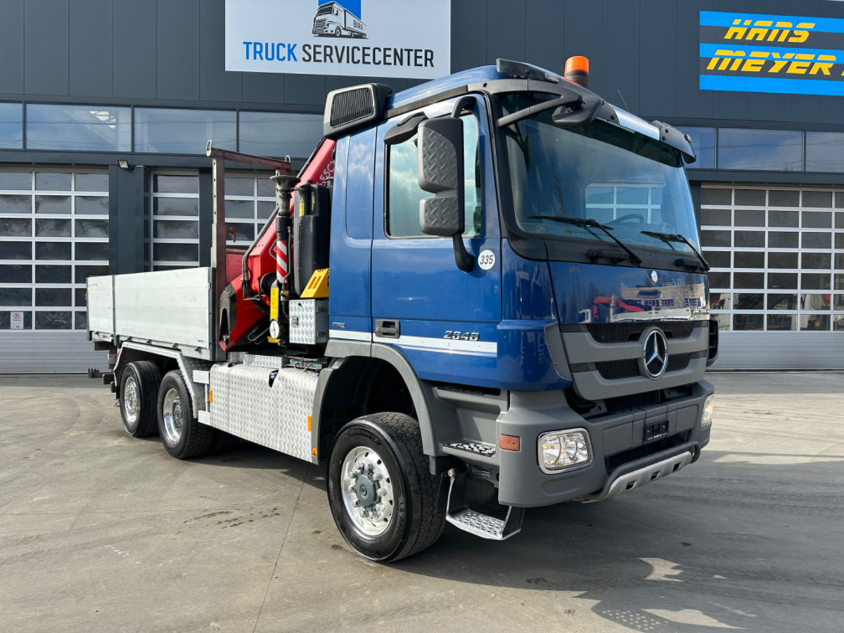 MERCEDES Actros 2648 6x4/4 Fassi455 SZM/Pritsche - Camion grue: photos 4 MERCEDES Actros 2648 6x4/4 Fassi455 SZM/Pritsche - Camion grue: photos 4