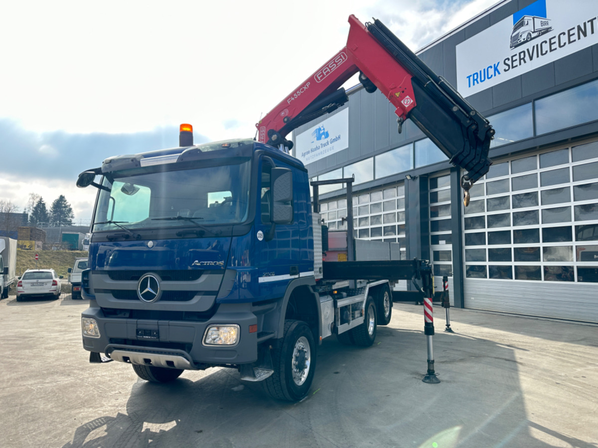 MERCEDES Actros 2648 6x4/4 Fassi455 SZM/Pritsche - Camion grue: photos 2 MERCEDES Actros 2648 6x4/4 Fassi455 SZM/Pritsche - Camion grue: photos 2