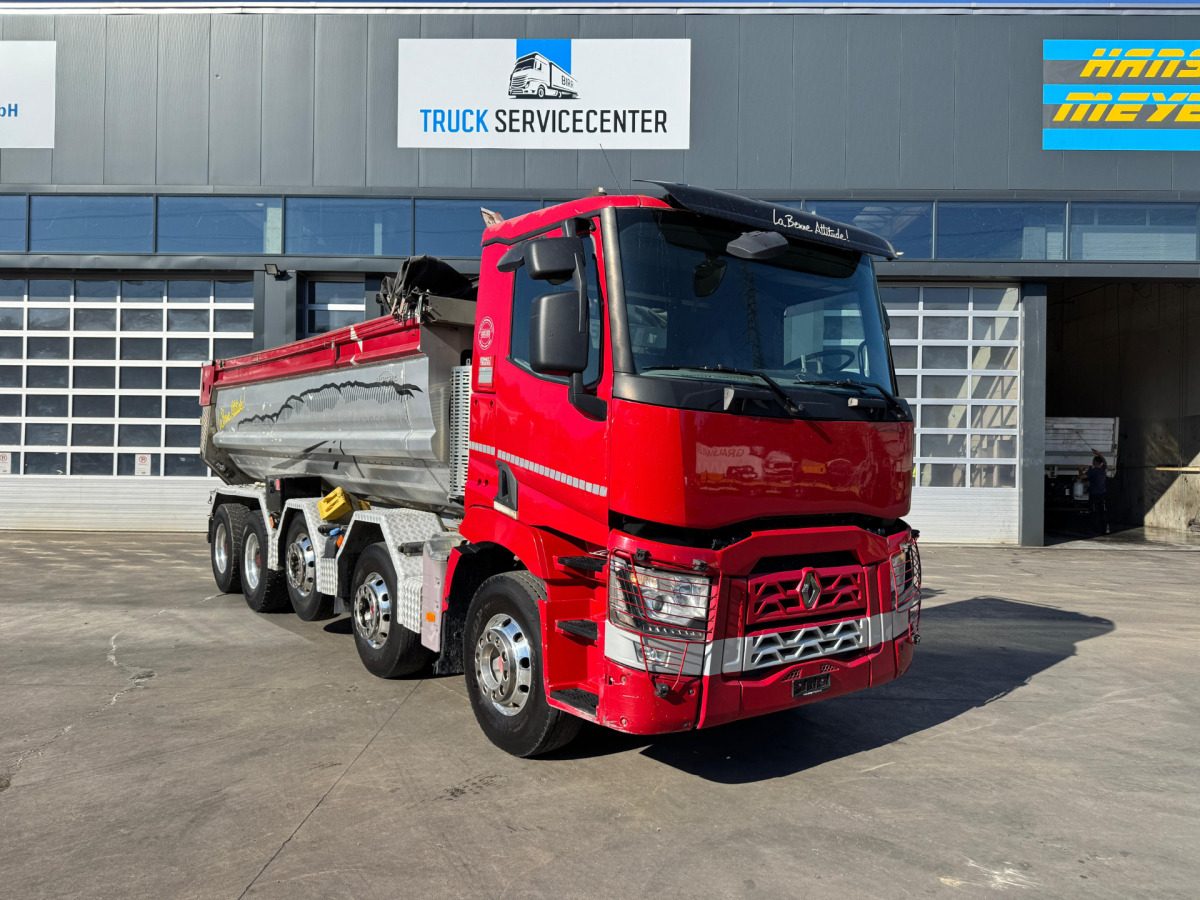 RENAULT C520 10x4 Abschiebemulde (no tipper) - Camion ampliroll: photos 3 RENAULT C520 10x4 Abschiebemulde (no tipper) - Camion ampliroll: photos 3