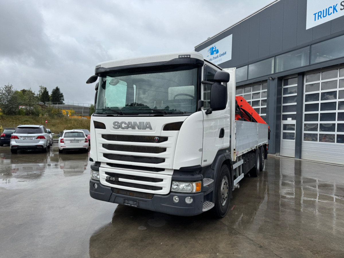 SCANIA G450 6x2 Palfinger 27000-5 - Camion grue: photos 1 SCANIA G450 6x2 Palfinger 27000-5 - Camion grue: photos 1