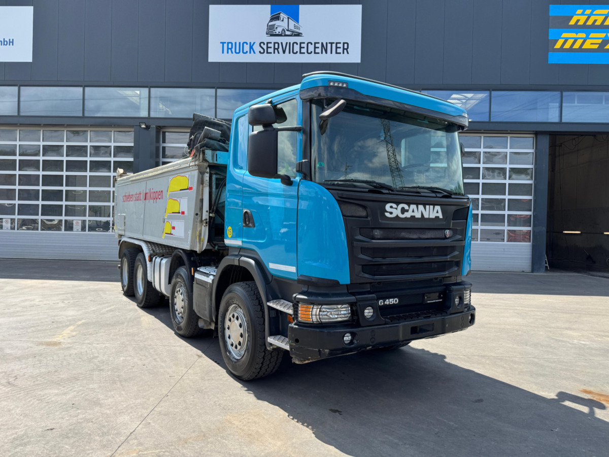 SCANIA G450 8x4 Abschiebemulde (no tipper) - Camion benne: photos 3 SCANIA G450 8x4 Abschiebemulde (no tipper) - Camion benne: photos 3