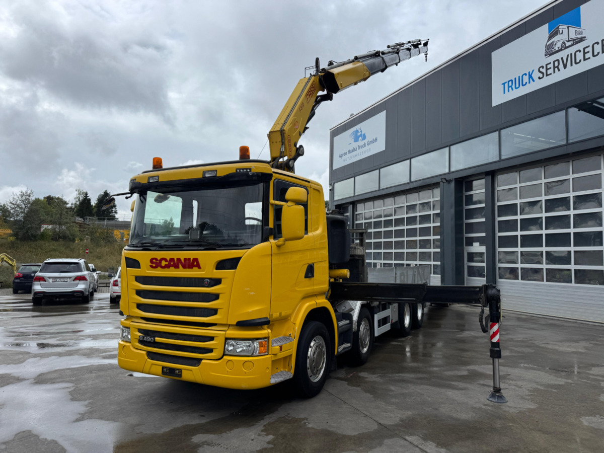 SCANIA G490 8x4 Fassi 315-5 Taxi - Camion grue: photos 2 SCANIA G490 8x4 Fassi 315-5 Taxi - Camion grue: photos 2