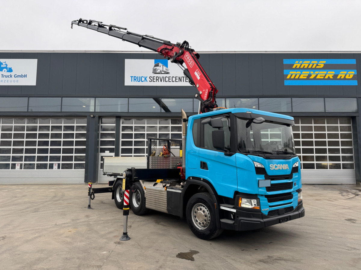 SCANIA G540 6x4 Fassi 395-7 SZM&Pritsche - Camion grue: photos 5 SCANIA G540 6x4 Fassi 395-7 SZM&Pritsche - Camion grue: photos 5