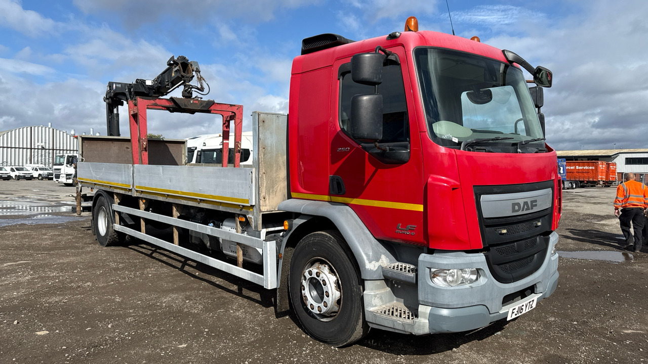 DAF LF 250 - Camion plateau, Camion grue: photos 1 DAF LF 250 - Camion plateau, Camion grue: photos 1