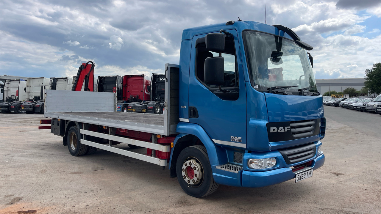 DAF LF 45.210 - Camion plateau, Camion grue: photos 1 DAF LF 45.210 - Camion plateau, Camion grue: photos 1