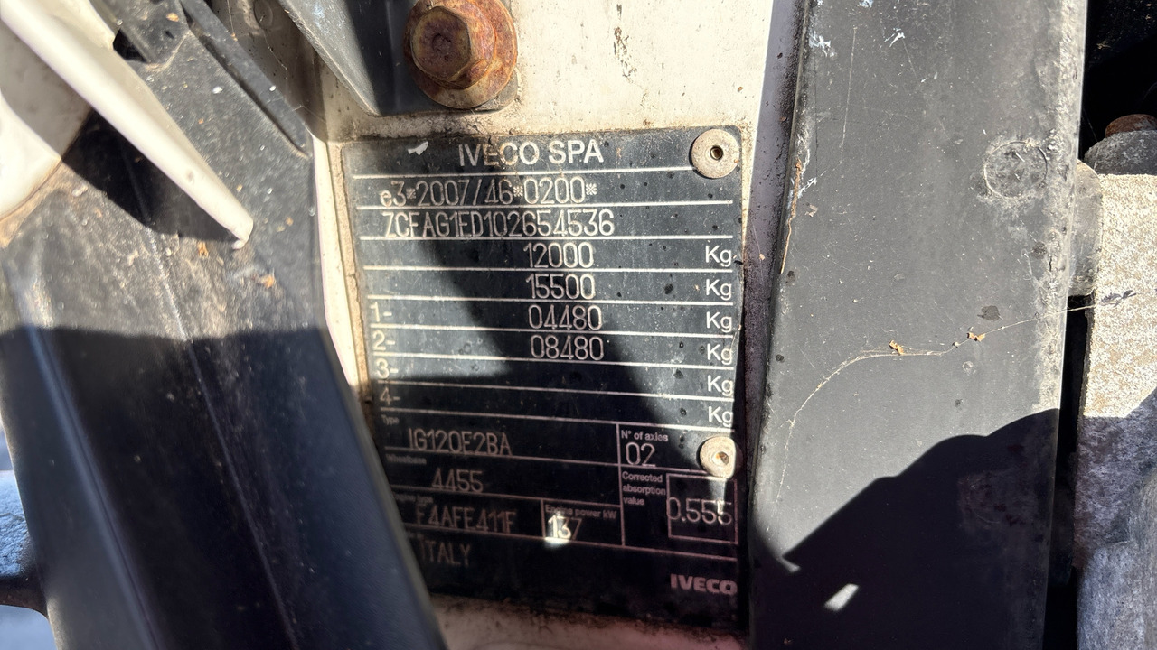 Camion plateau, Camion grue IVECO EUROCARGO  120-190: photos 11