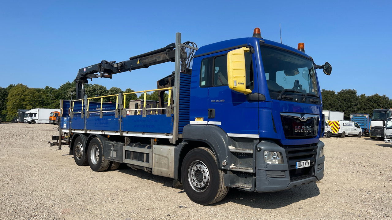 MAN TGS 26.360 - Camion plateau, Camion grue: photos 1 MAN TGS 26.360 - Camion plateau, Camion grue: photos 1