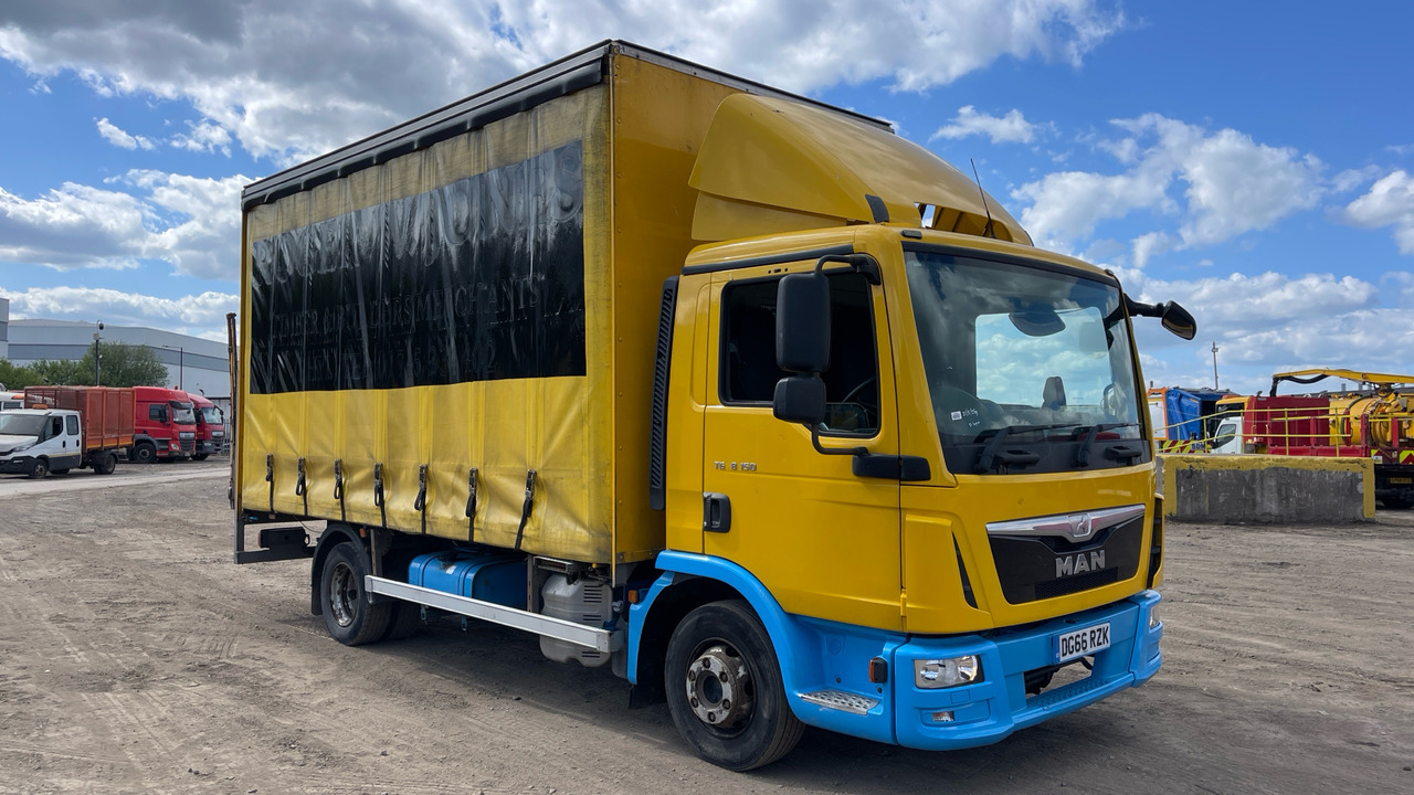 Man TGL 8.150 - Camion à rideaux coulissants: photos 1 Man TGL 8.150 - Camion à rideaux coulissants: photos 1