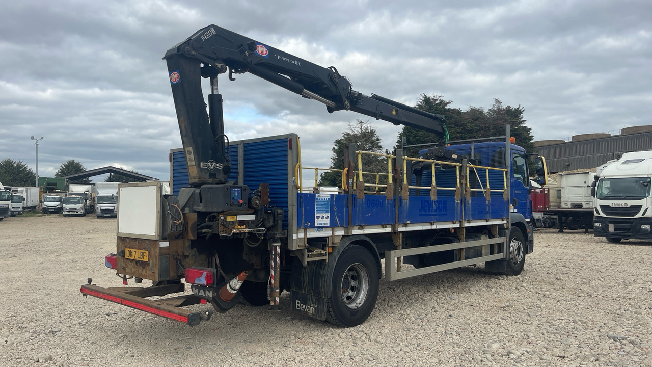 Man TGM 18.250 - Camion plateau, Camion grue: photos 4 Man TGM 18.250 - Camion plateau, Camion grue: photos 4