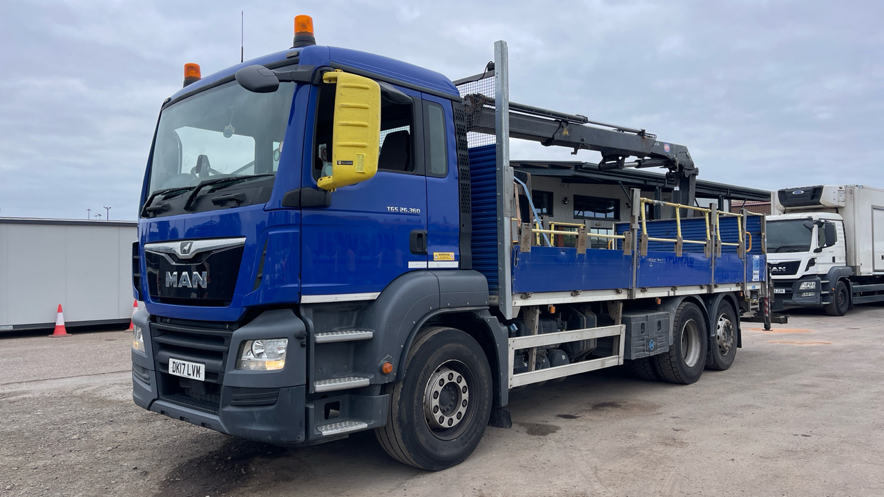 Man TGS 26.360 - Camion plateau, Camion grue: photos 2 Man TGS 26.360 - Camion plateau, Camion grue: photos 2