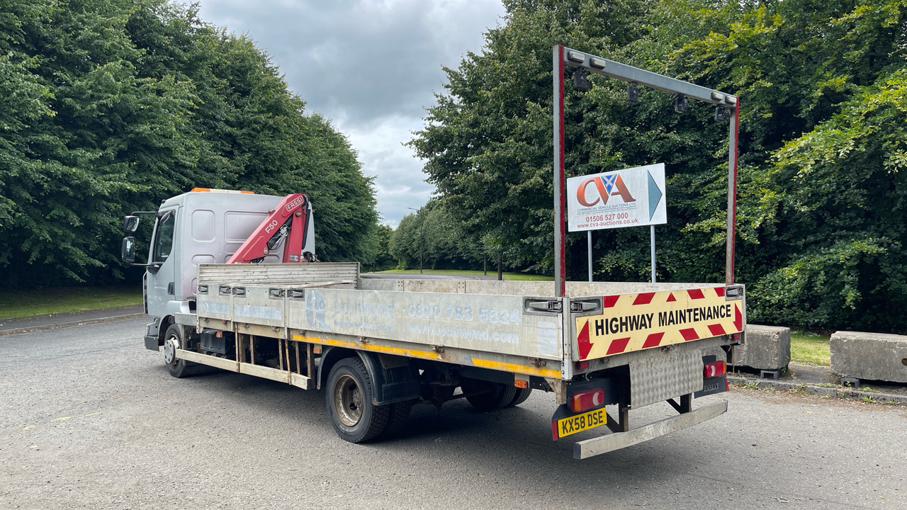 RENAULT MIDLUM 190.08 EXTRA LIGHT DAY - Camion plateau, Camion grue: photos 3 RENAULT MIDLUM 190.08 EXTRA LIGHT DAY - Camion plateau, Camion grue: photos 3