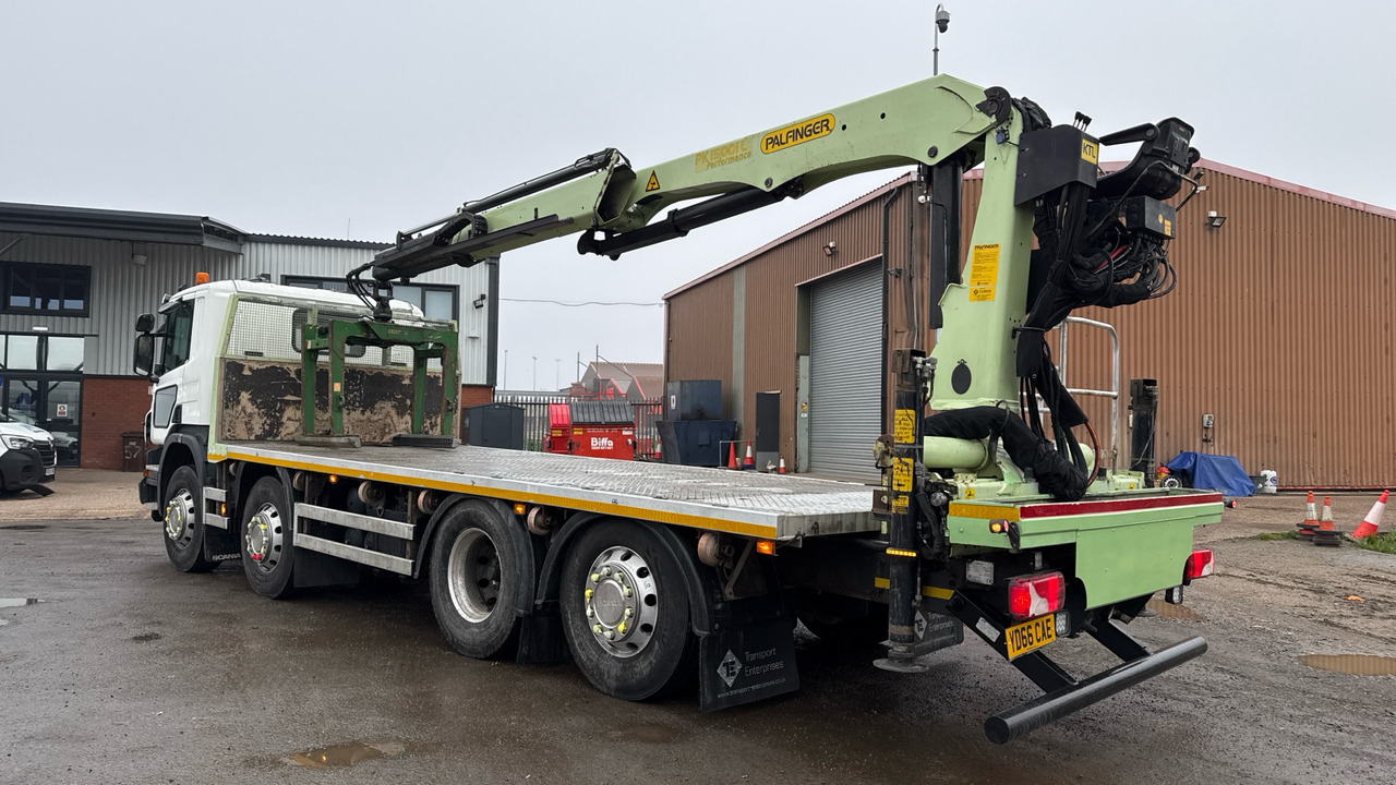 SCANIA P 450 - Camion plateau, Camion grue: photos 3 SCANIA P 450 - Camion plateau, Camion grue: photos 3