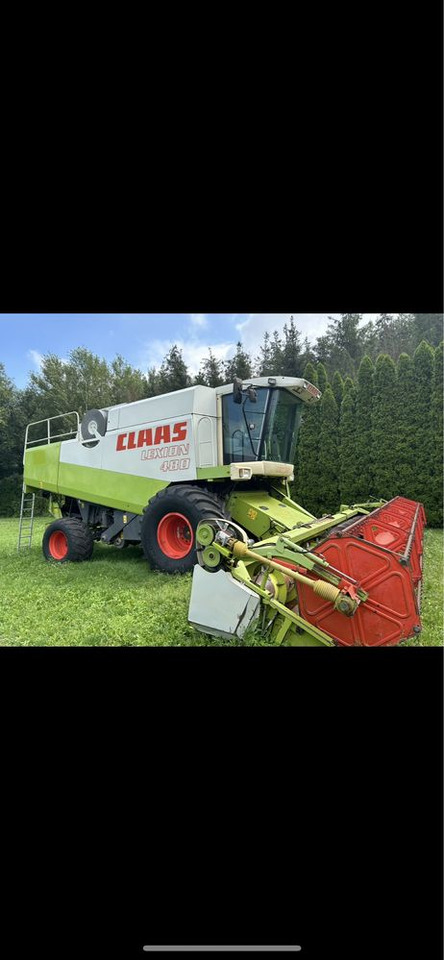 Kombajn do kukurydzy Claas Lexion 480 Mercedes v6 Heder Vario 7.5m - Moissonneuse-batteuse: photos 1 Kombajn do kukurydzy Claas Lexion 480 Mercedes v6 Heder Vario 7.5m - Moissonneuse-batteuse: photos 1