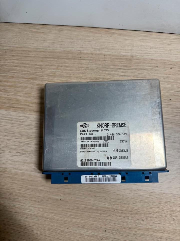 MAN KNORR-BREMSE EBS Steuergerät 81.25808-7064 - Bloc de gestion pour Camion: photos 2 MAN KNORR-BREMSE EBS Steuergerät 81.25808-7064 - Bloc de gestion pour Camion: photos 2