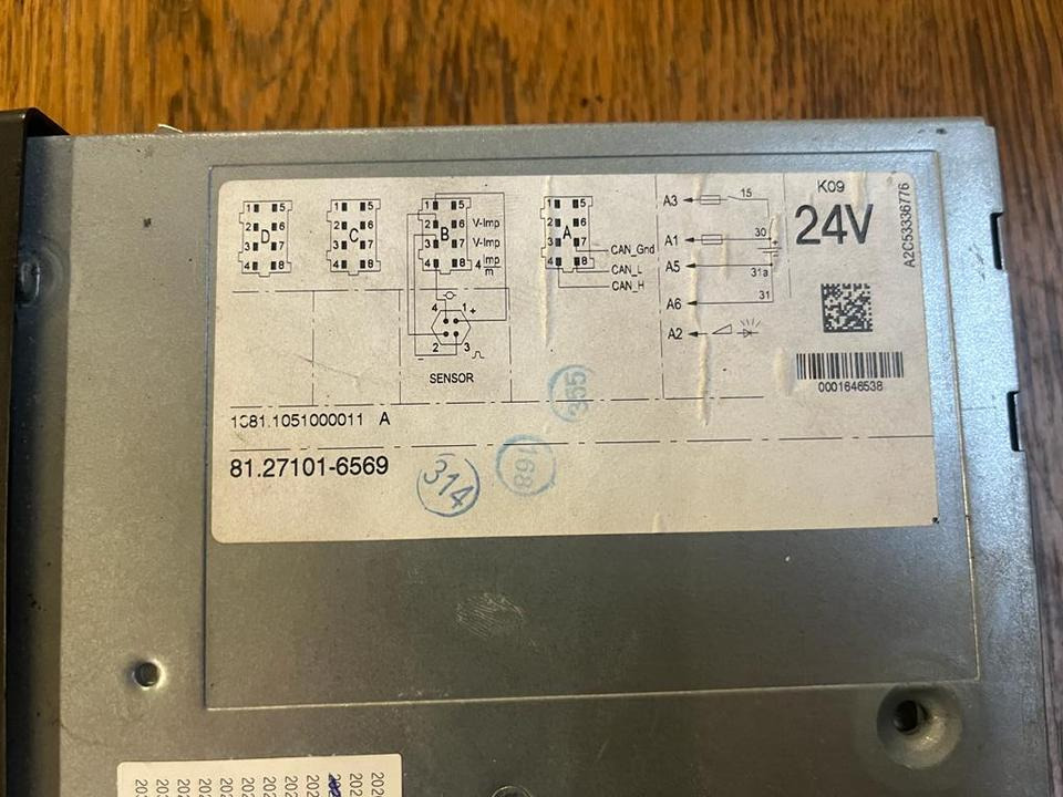 MAN TGX TGS TGA TGL Tachograph 81.27101-6569 - Chronotachygraphe pour Camion: photos 2 MAN TGX TGS TGA TGL Tachograph 81.27101-6569 - Chronotachygraphe pour Camion: photos 2