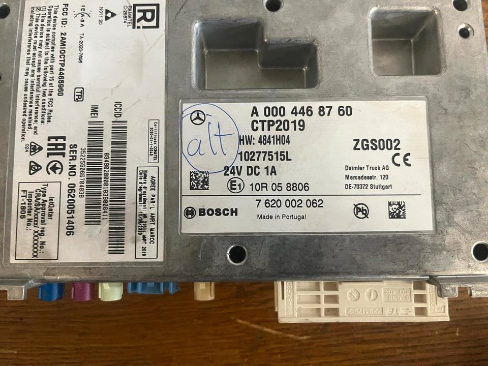 Mercedes Actros CTP2019 Steuergerät A0004468760 - Bloc de gestion pour Camion: photos 3 Mercedes Actros CTP2019 Steuergerät A0004468760 - Bloc de gestion pour Camion: photos 3