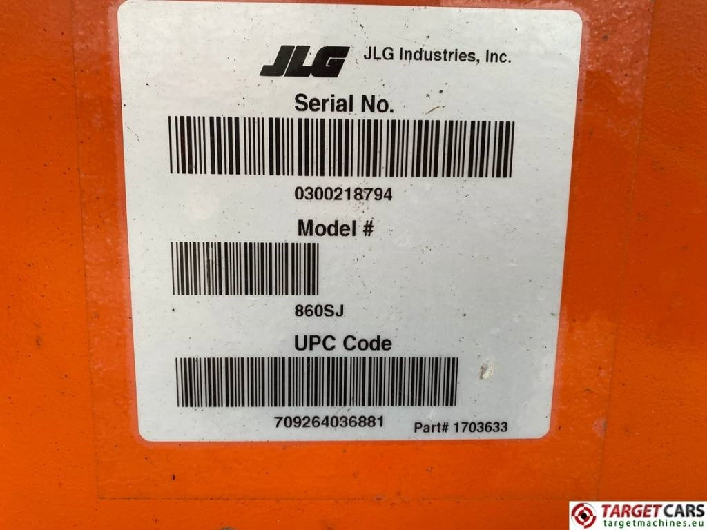 JLG 860SJ Telescopic 4x4 Diesel Boom Work Lift 2821cm en crédit-bail JLG 860SJ Telescopic 4x4 Diesel Boom Work Lift 2821cm: photos 37 JLG 860SJ Telescopic 4x4 Diesel Boom Work Lift 2821cm en crédit-bail JLG 860SJ Telescopic 4x4 Diesel Boom Work Lift 2821cm: photos 37