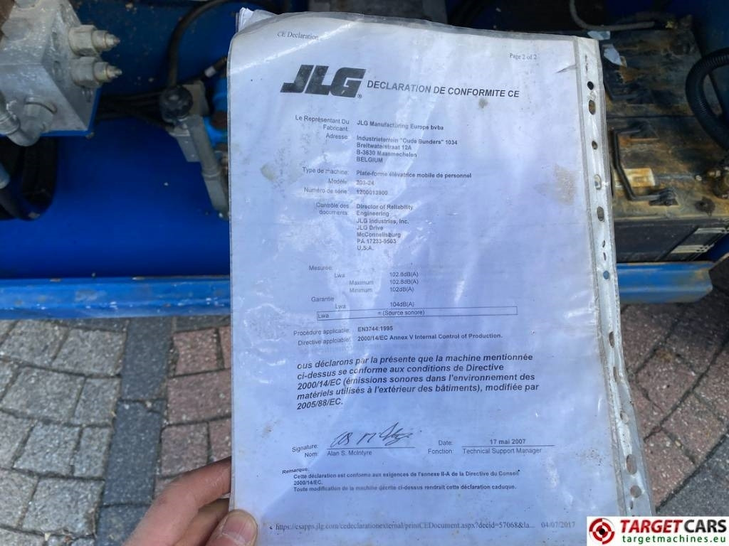 Nacelle ciseaux JLG Liftlux 203-24 Diesel 4x4 Scissor Work Lift 2230cm: photos 44