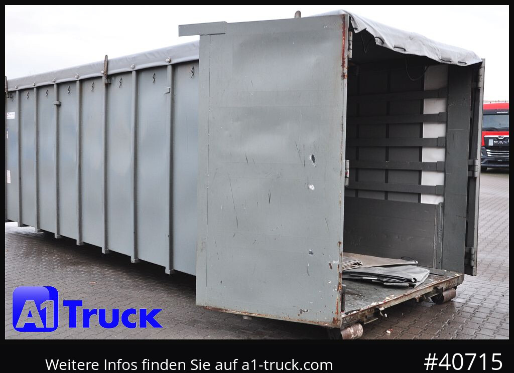 POL OSTEG Abrollcontainer 47,m³, Mulde, 1 seitig Schiebeplane, Plane - Camion: photos 2 POL OSTEG Abrollcontainer 47,m³, Mulde, 1 seitig Schiebeplane, Plane - Camion: photos 2