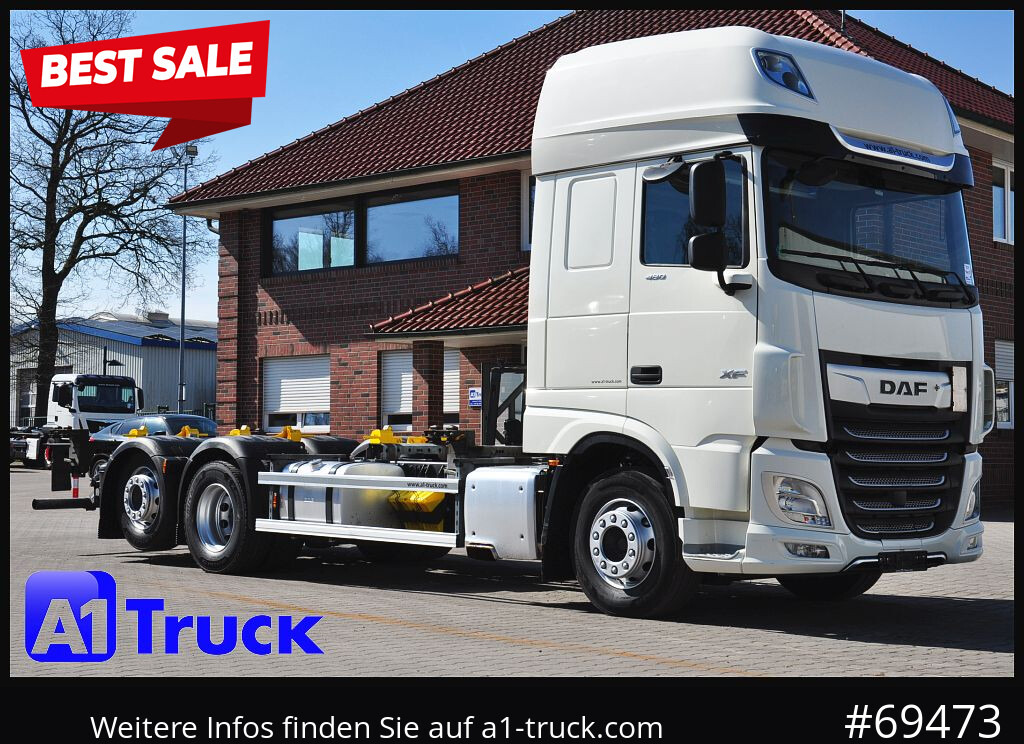 DAF DAF XF 480 FAR SSC Intarder Multiwechsler, 7.82 - Camion porte-conteneur/ Caisse mobile: photos 1 DAF DAF XF 480 FAR SSC Intarder Multiwechsler, 7.82 - Camion porte-conteneur/ Caisse mobile: photos 1