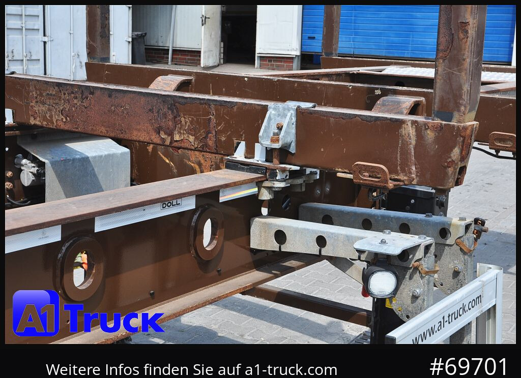 DOLL H3L-14XL Holz Tele, Lenkachse 271 tkm. - Semi-remorque grumier: photos 3 DOLL H3L-14XL Holz Tele, Lenkachse 271 tkm. - Semi-remorque grumier: photos 3