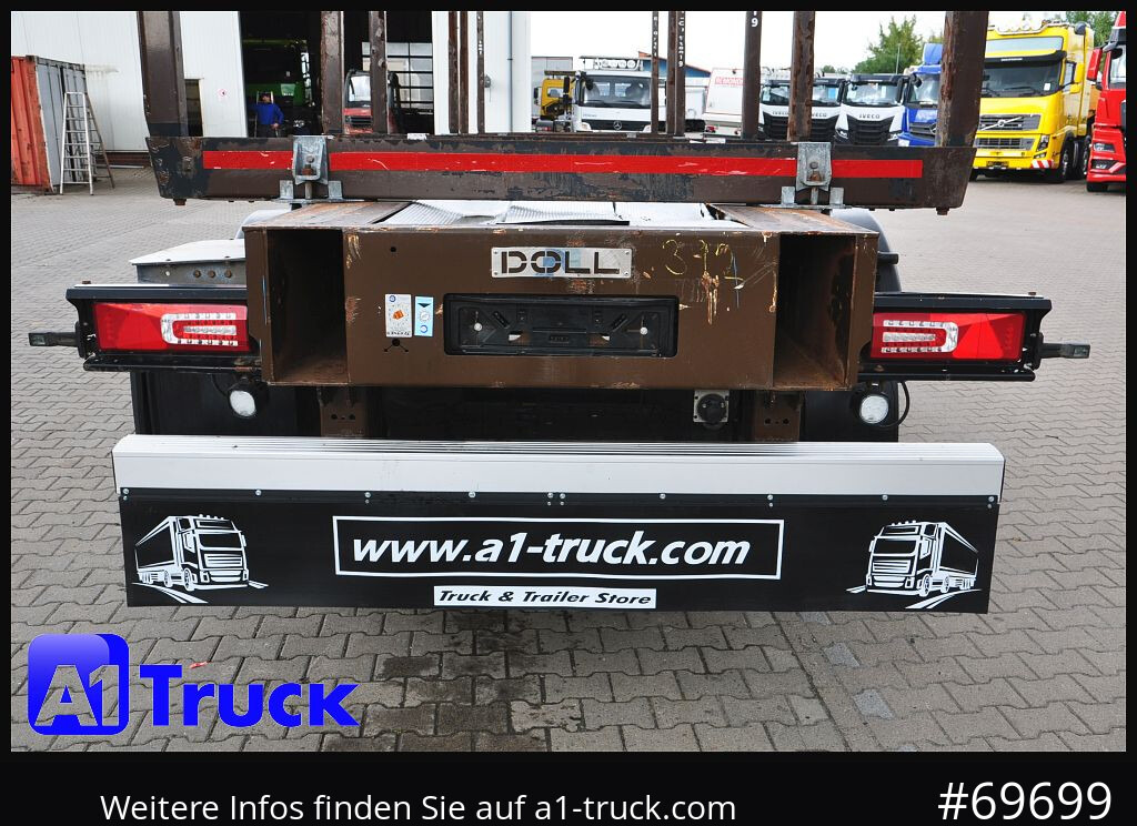 DOLL H3L-14XL Holz Tele, Lenkachse 275 tkm. - Semi-remorque grumier: photos 5 DOLL H3L-14XL Holz Tele, Lenkachse 275 tkm. - Semi-remorque grumier: photos 5