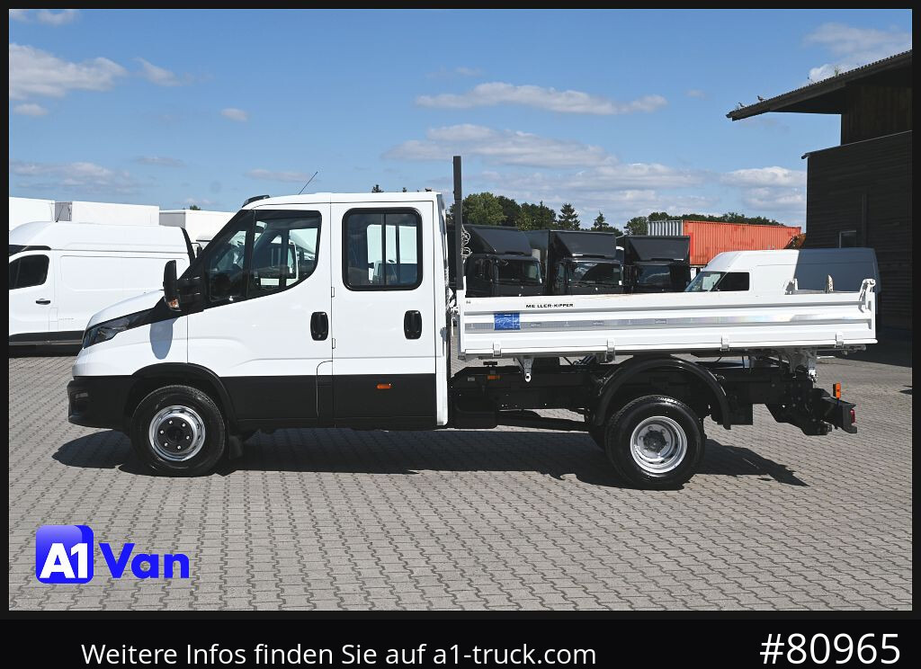 Utilitaire benne, Utilitaire double cabine IVECO Daily 60C16 Kipper Doka, Meiller, Tempomat: photos 12