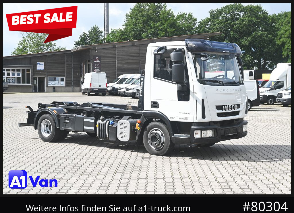 IVECO Eurocargo ML 80E18/ Abroller,Ellermann, Hu/Au NEU - Camion ampliroll: photos 1 IVECO Eurocargo ML 80E18/ Abroller,Ellermann, Hu/Au NEU - Camion ampliroll: photos 1