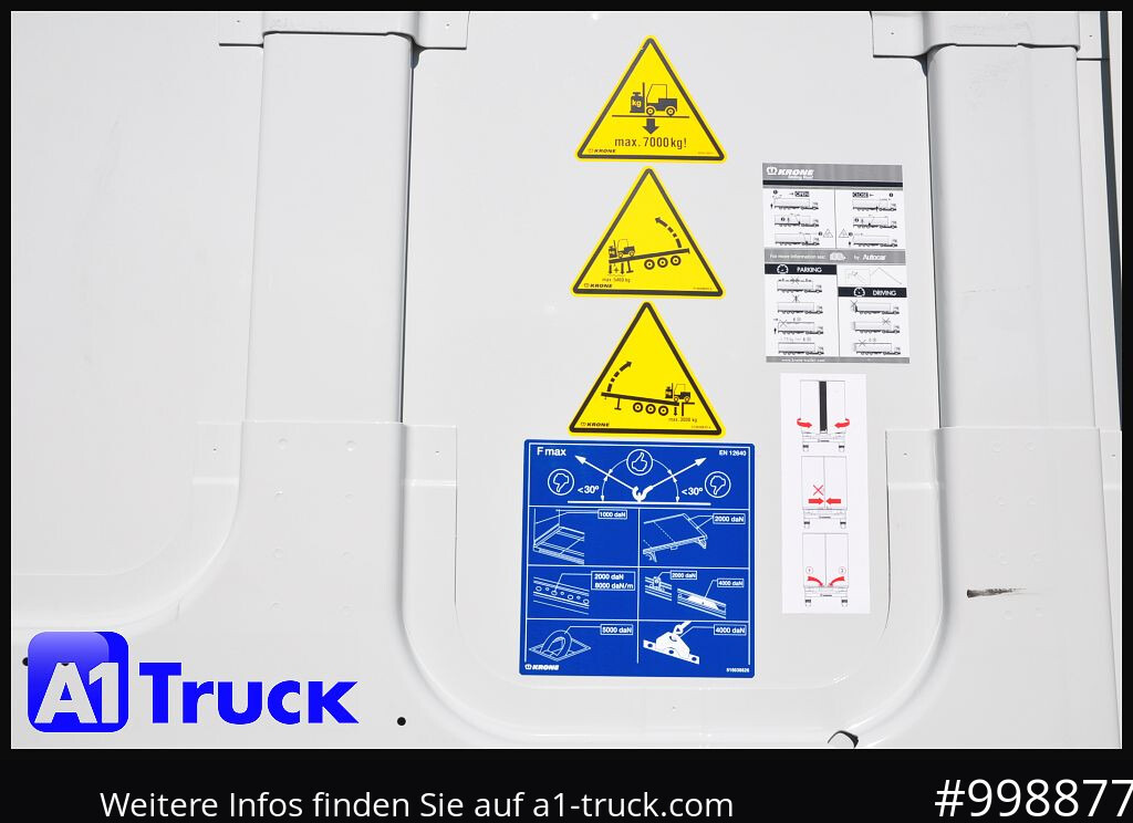 KRONE 5 x SD Tautliner, mit TPMS, NEU, sofort verfügbar, - Semi-remorque rideaux coulissants: photos 3 KRONE 5 x SD Tautliner, mit TPMS, NEU, sofort verfügbar, - Semi-remorque rideaux coulissants: photos 3