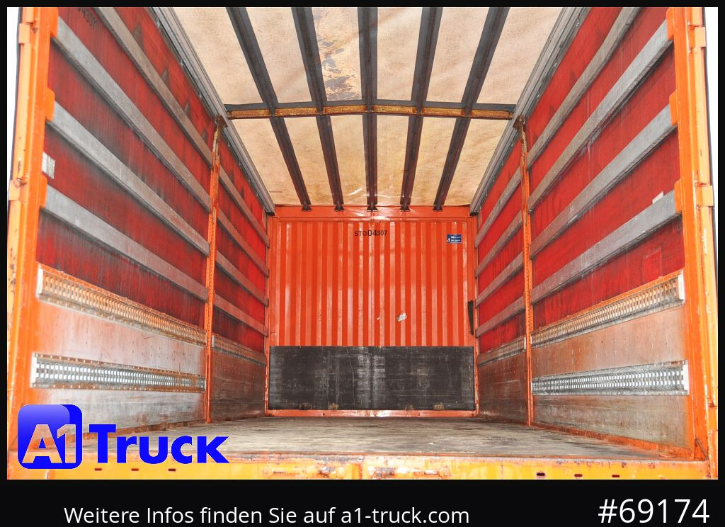 KRONE 7,45 BDF Wechselbrücke, Bordwand + Schiebeplane - Carrosserie bâchee: photos 4 KRONE 7,45 BDF Wechselbrücke, Bordwand + Schiebeplane - Carrosserie bâchee: photos 4