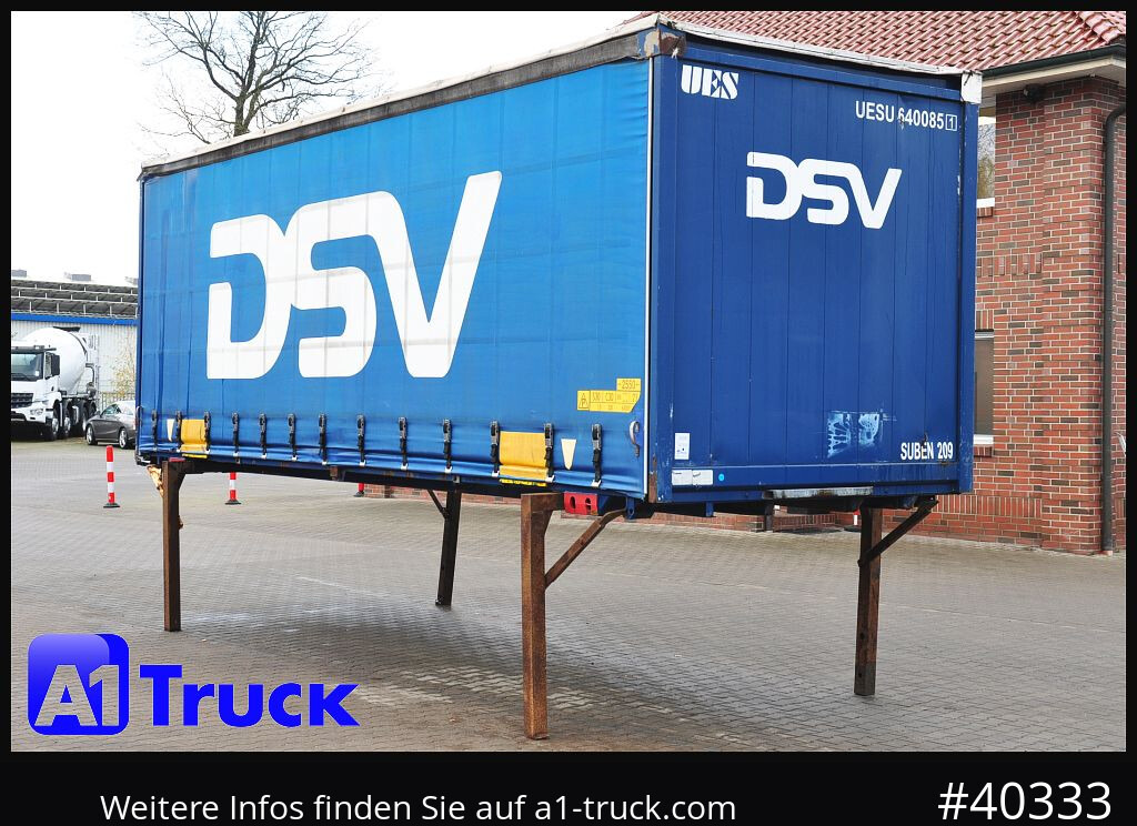 KRONE 7.45 BDF Wechselbrücke, Schiebeplane - Carrosserie bâchee: photos 1 KRONE 7.45 BDF Wechselbrücke, Schiebeplane - Carrosserie bâchee: photos 1