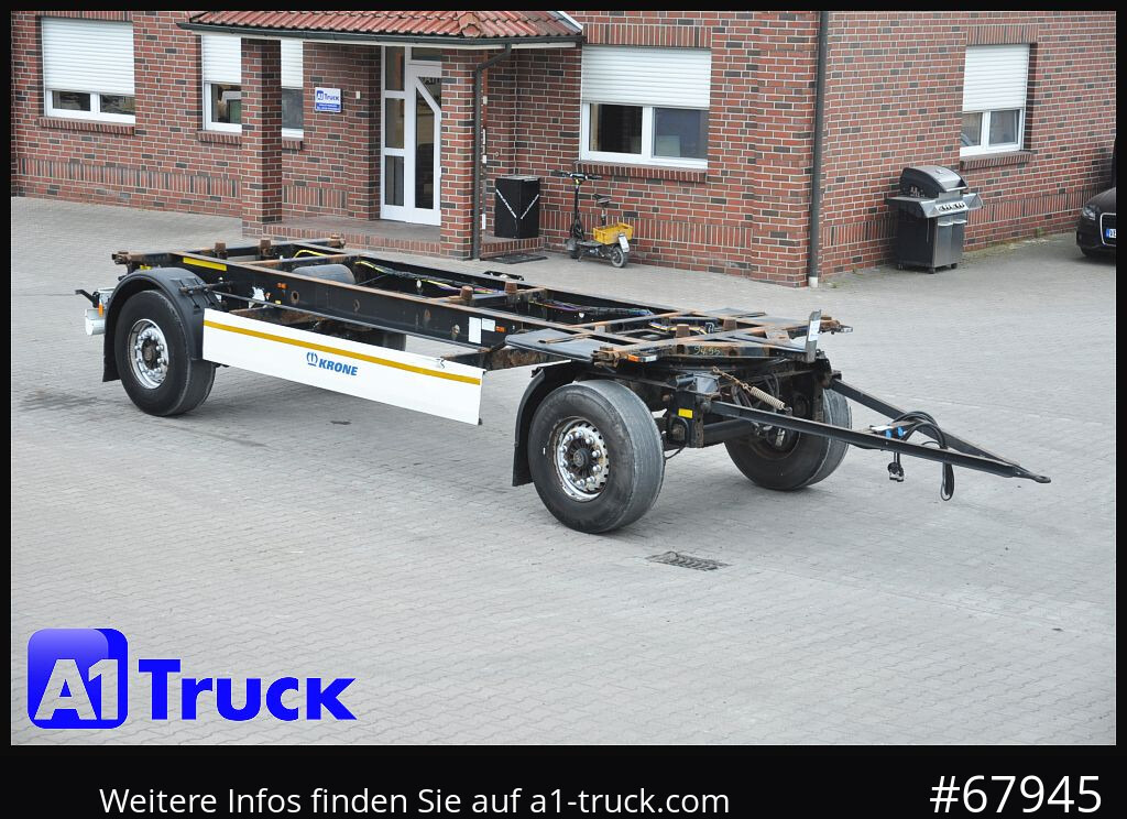 KRONE AZ 18, Standard BDF, 1 Vorbesitzer, BPW - Remorque porte-conteneur/ Caisse mobile: photos 1 KRONE AZ 18, Standard BDF, 1 Vorbesitzer, BPW - Remorque porte-conteneur/ Caisse mobile: photos 1
