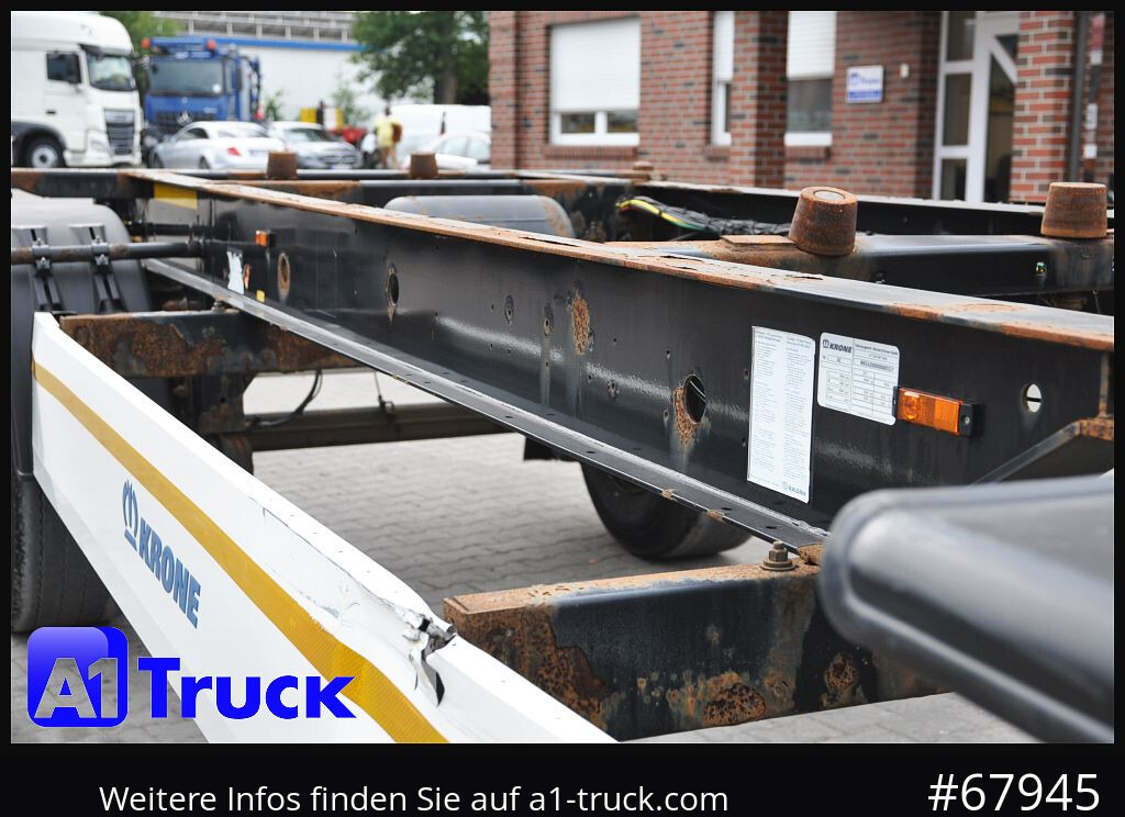KRONE AZ 18, Standard BDF, 1 Vorbesitzer, BPW - Remorque porte-conteneur/ Caisse mobile: photos 3 KRONE AZ 18, Standard BDF, 1 Vorbesitzer, BPW - Remorque porte-conteneur/ Caisse mobile: photos 3