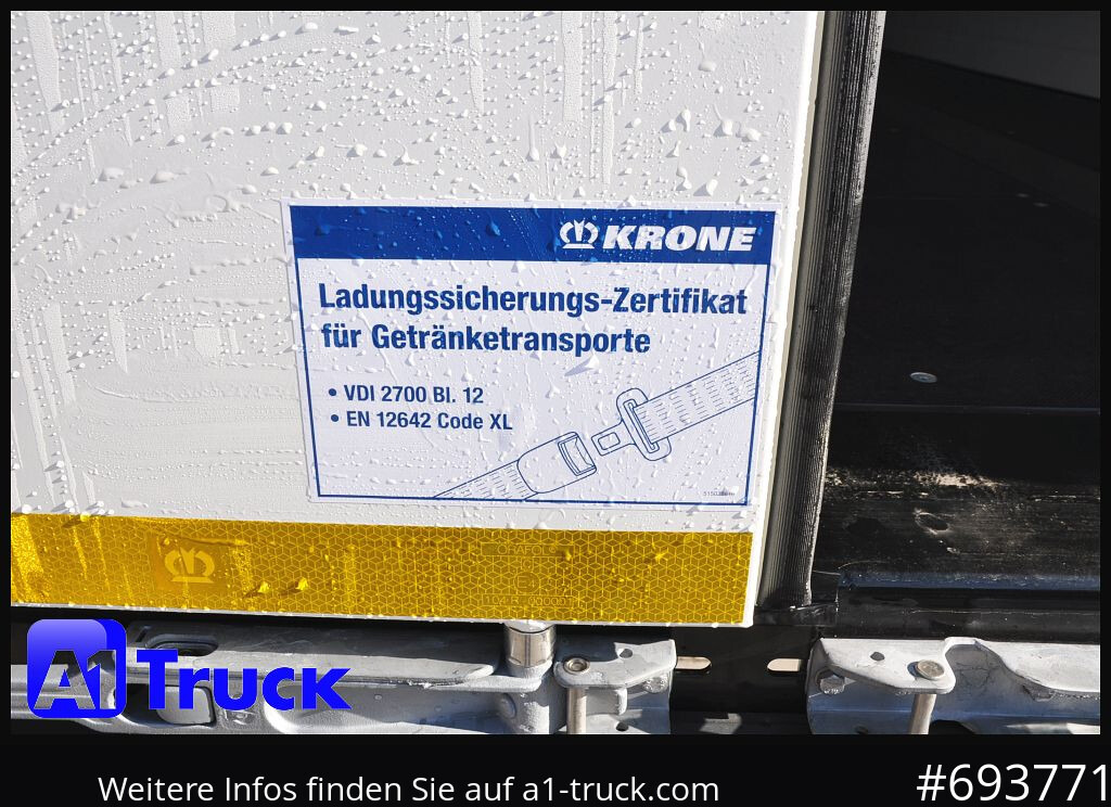 KRONE SD Koffer, Liftachse, Code XL, VDI 2700, SOFORT - Semi-remorque fourgon: photos 5 KRONE SD Koffer, Liftachse, Code XL, VDI 2700, SOFORT - Semi-remorque fourgon: photos 5
