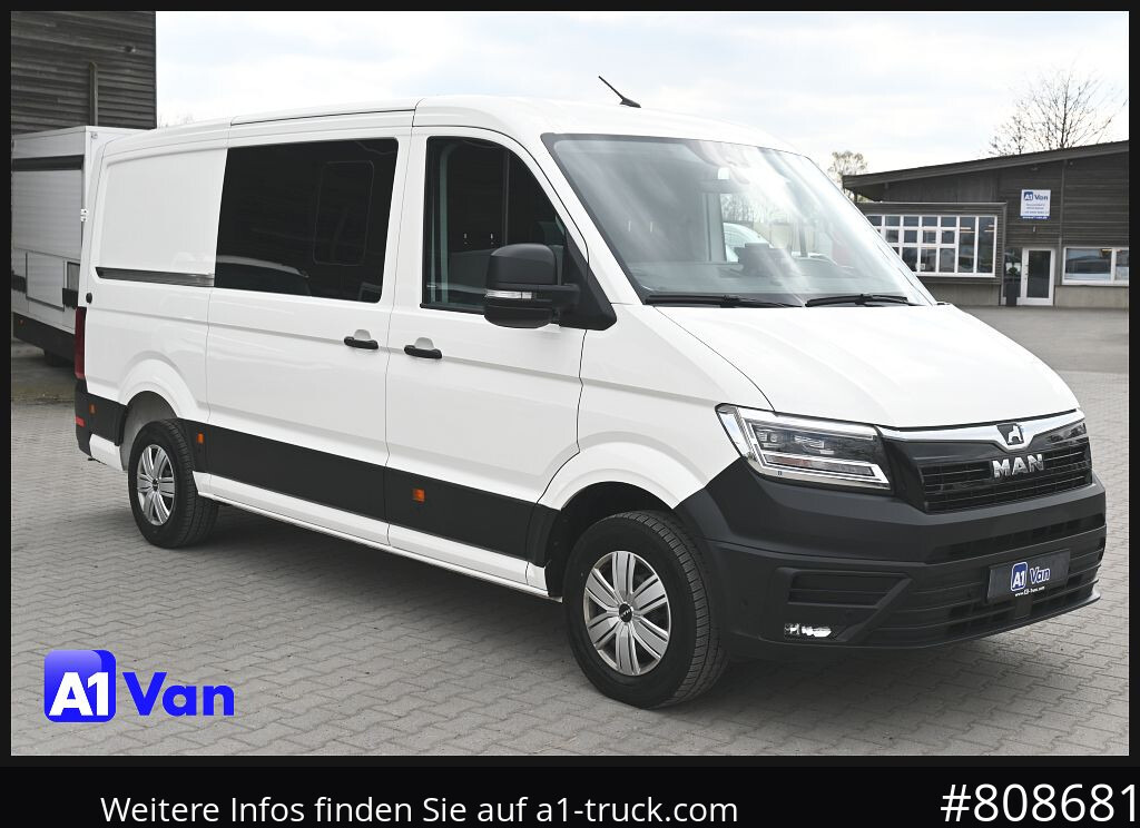 MAN TGE 3.180 Kasten,Doka, Automatik, Navi, Tempomat, RFK - Fourgon utilitaire, Utilitaire double cabine: photos 1 MAN TGE 3.180 Kasten,Doka, Automatik, Navi, Tempomat, RFK - Fourgon utilitaire, Utilitaire double cabine: photos 1