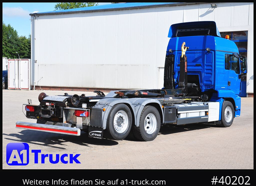 Camion ampliroll MAN TGS 26.460 BL, Hiab Multilift, Lenkachse, 213.936km: photos 9