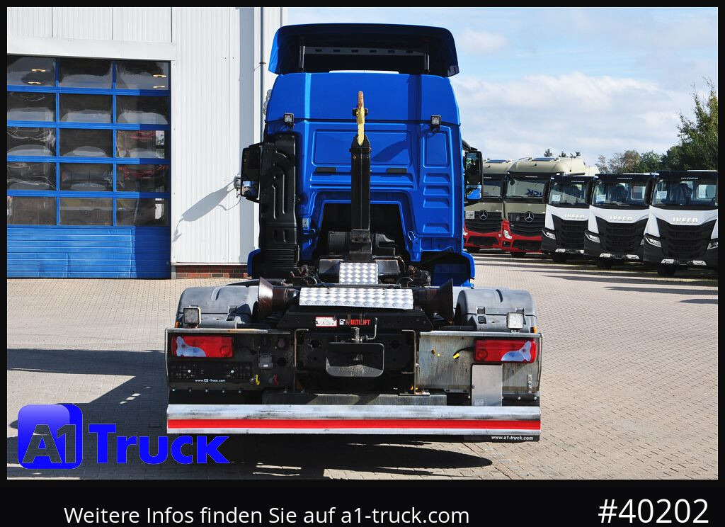 Camion ampliroll MAN TGS 26.460 BL, Hiab Multilift, Lenkachse, 213.936km: photos 10