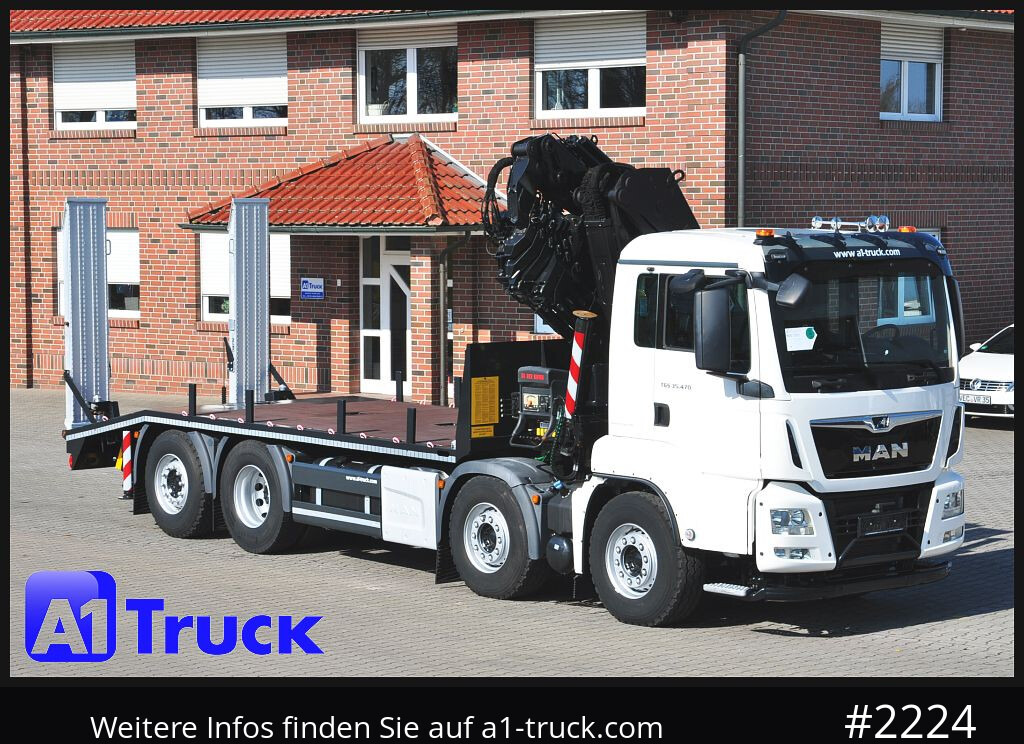 MAN TGS 35.470, Hiab SX 322 E6 Jib, 8x2 - Camion grue: photos 1 MAN TGS 35.470, Hiab SX 322 E6 Jib, 8x2 - Camion grue: photos 1
