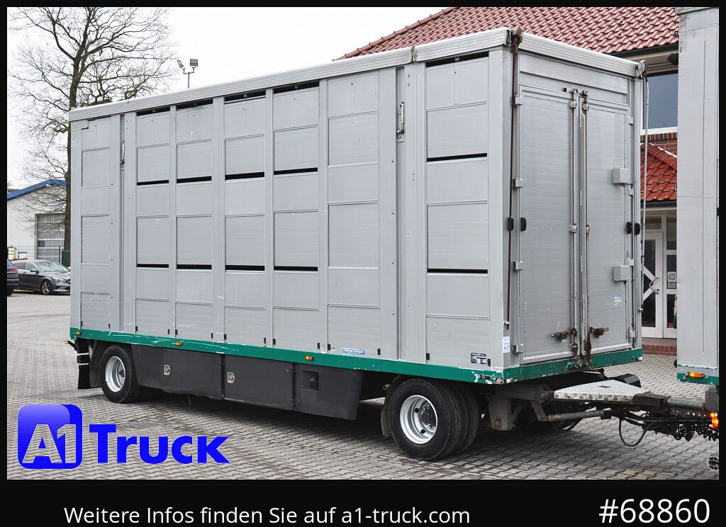 MENKE Menke-Janzen 3 Stock, Hubdach, durchlader, - Remorque bétaillère: photos 1 MENKE Menke-Janzen 3 Stock, Hubdach, durchlader, - Remorque bétaillère: photos 1