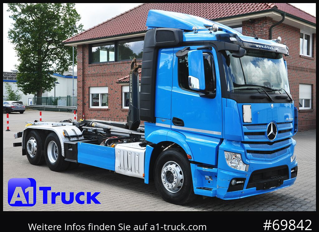 MERCEDES-BENZ Actros 2645, , Meiller RS21.65 Lift-Lenkachse, - Camion ampliroll: photos 1 MERCEDES-BENZ Actros 2645, , Meiller RS21.65 Lift-Lenkachse, - Camion ampliroll: photos 1