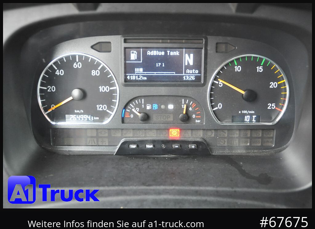 Camion grue, Camion plateau MERCEDES-BENZ Axor 2543,  Atlas 170.2  Kran, Lift-Lenkachse,: photos 5